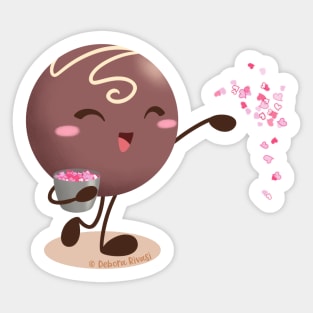 Lovely chocolates - Confetti Sticker